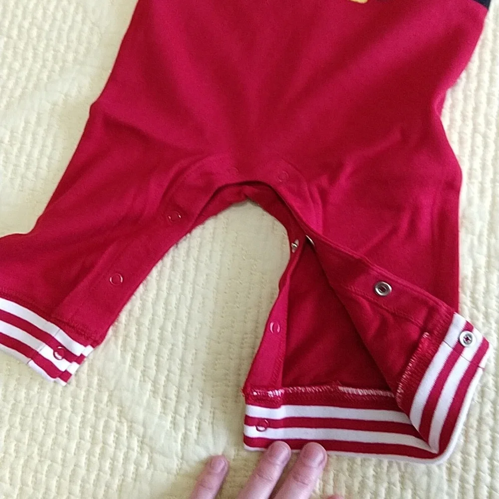 Gymboree Adorable Christmas Santa Onesie